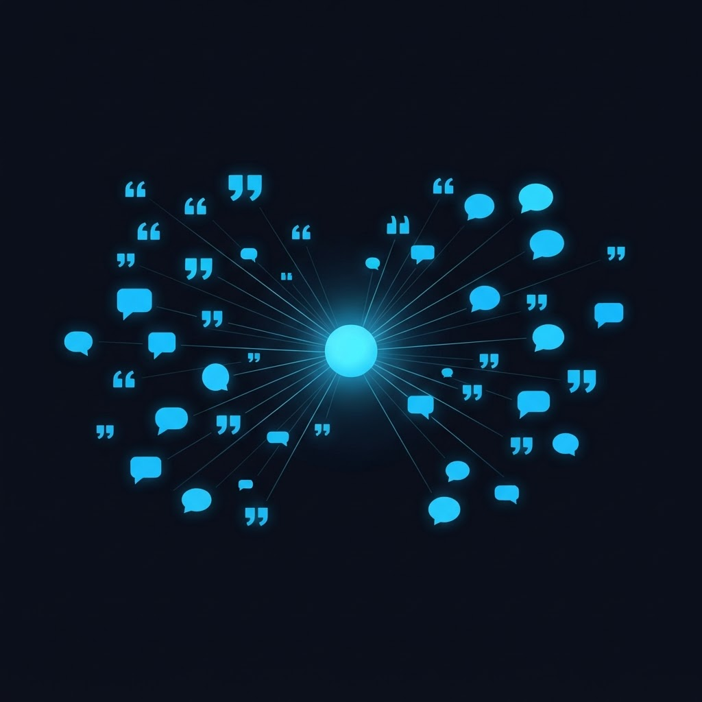 The AI model didn't read your press release. It read your customers.